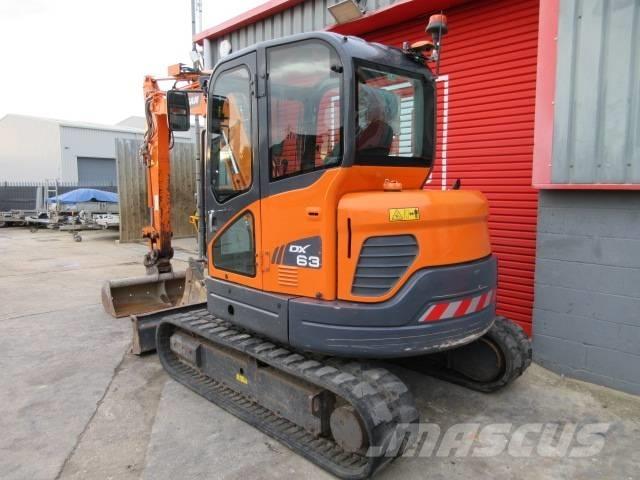 Doosan DX 63-3 Minigrävare < 7t