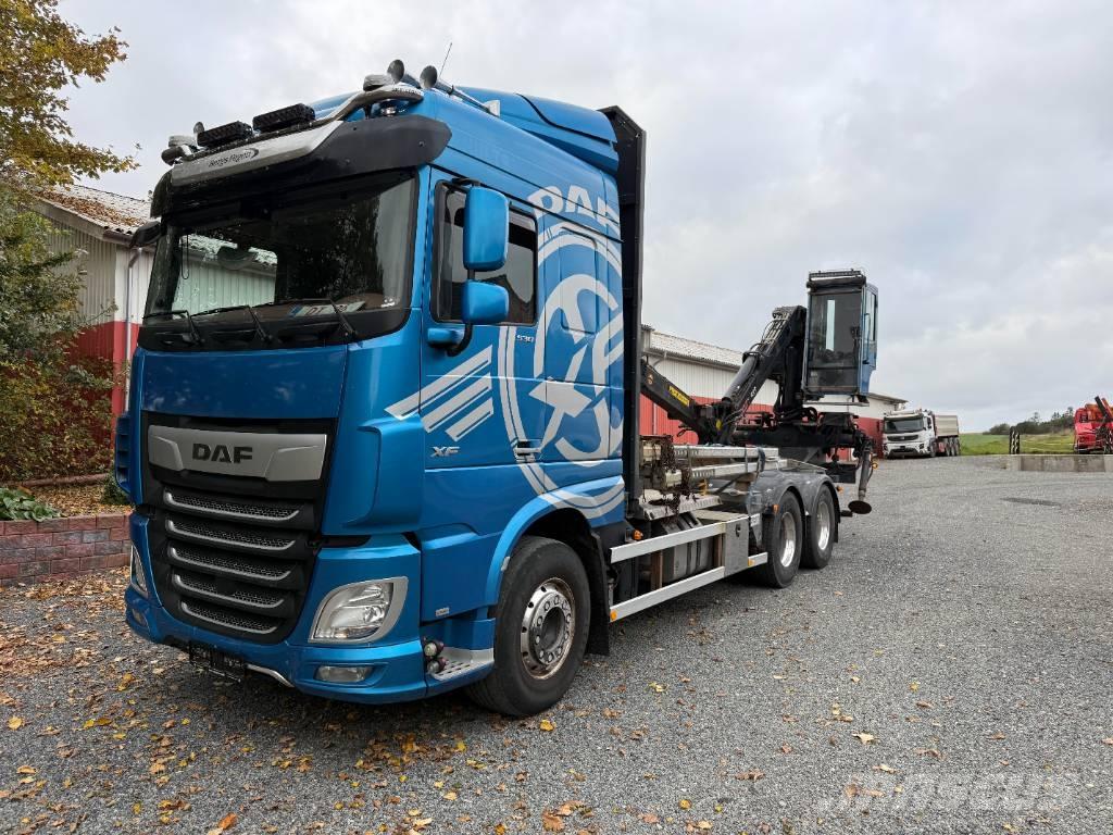 DAF XF 530 6x4 Transportbilar för Skogsmaskiner