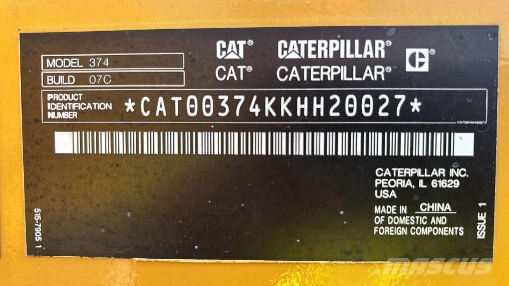 CAT 374 Bandgrävare