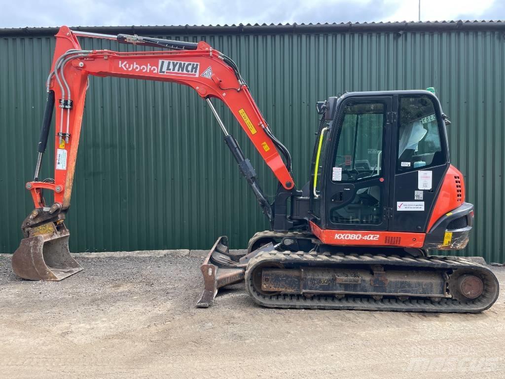 Kubota KX 080-4 Midigrävmaskiner 7t - 12t