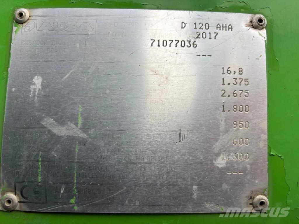 Ausa D120AHA Midjestyrd dumper