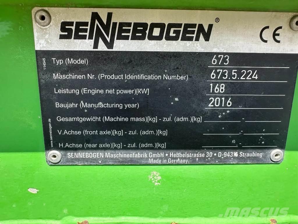 Sennebogen 673R Bangående Kranar