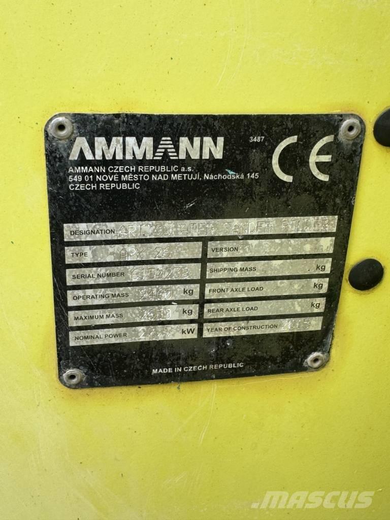 Ammann ARX 26 Tvåvalsvältar