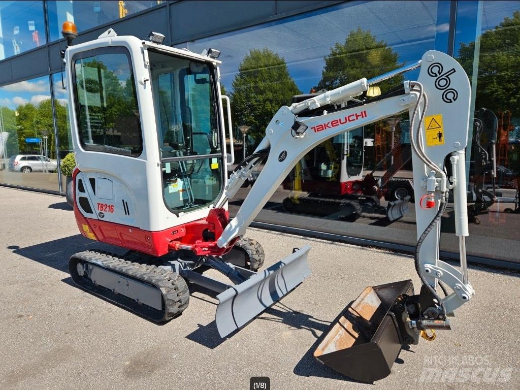 Takeuchi TB 216 Minigrävare < 7t