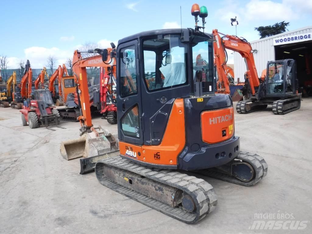 Hitachi ZX48U-6 Minigrävare < 7t