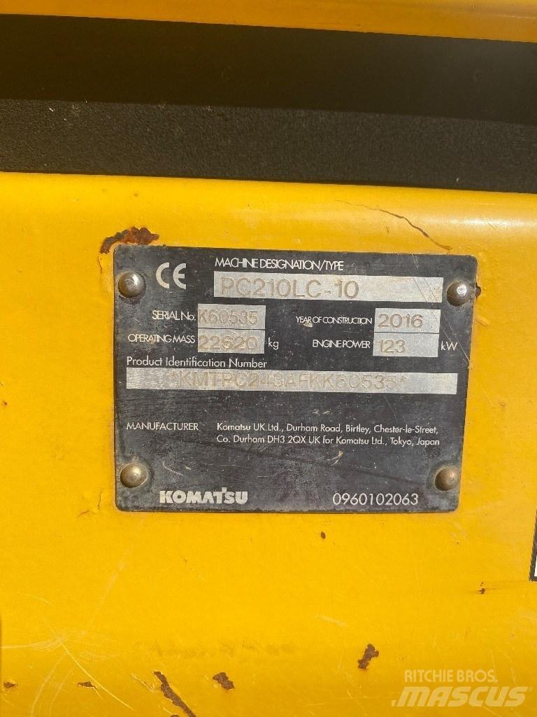 Komatsu PC 210 LC-10 Bandgrävare