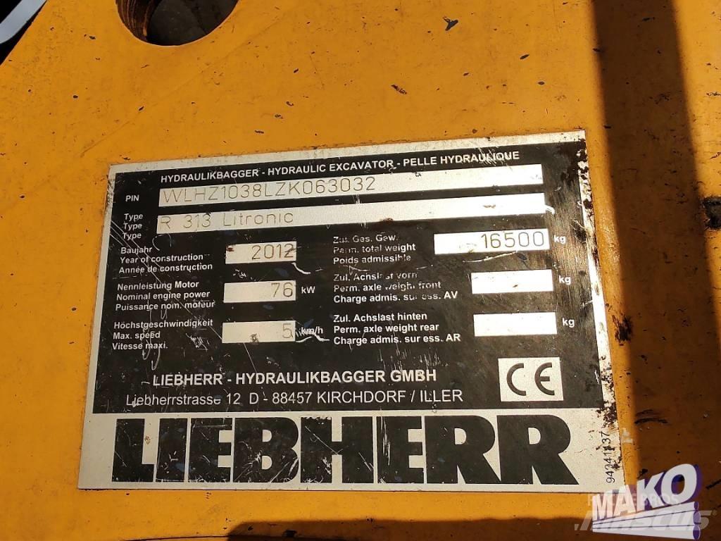 Liebherr R 313 Bandgrävare