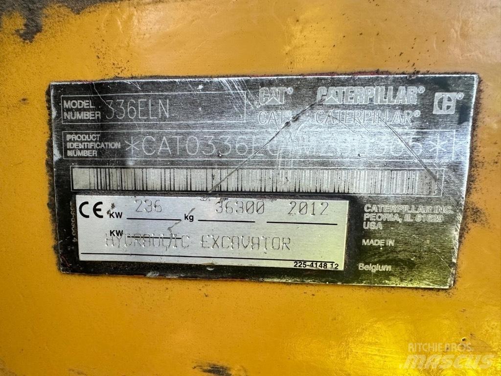 CAT 336 ELN Bandgrävare