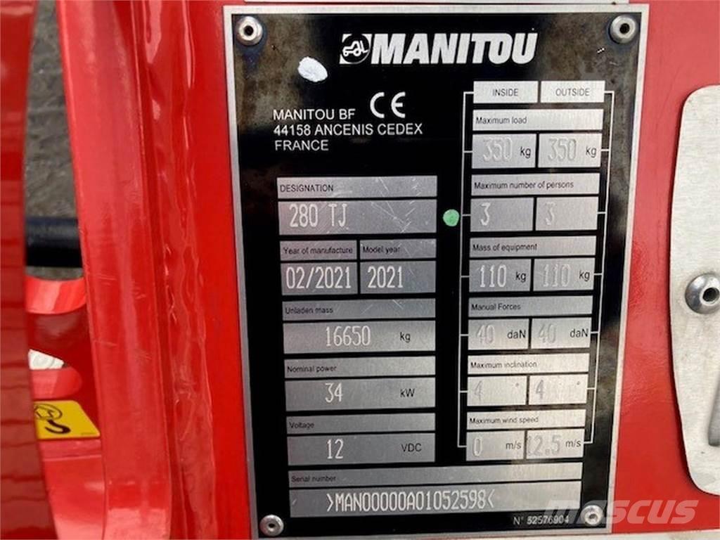Manitou 280TJ Bomliftar