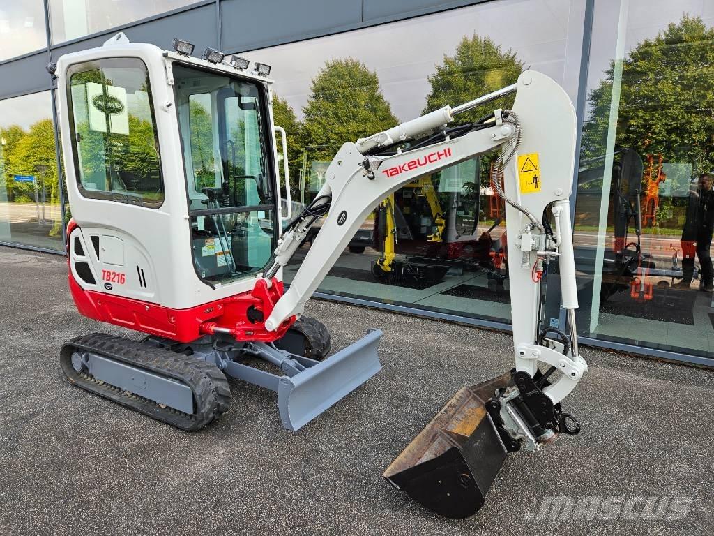 Takeuchi TB 216 Minigrävare < 7t