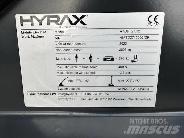 Hyrax ATDe 27.12 Teleskop bomliftar