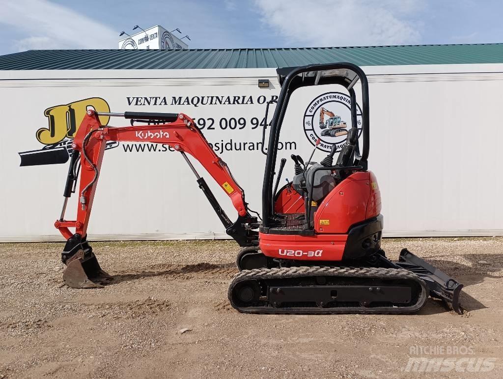 Kubota U 20-3a Minigrävare < 7t