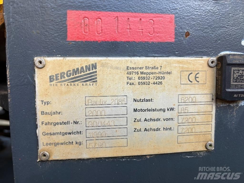 Bergmann Baufix 2085 Midjestyrd dumper