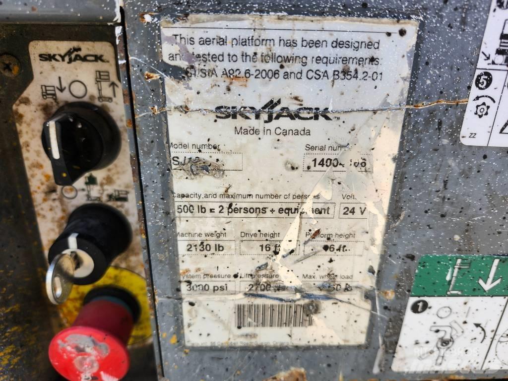 SkyJack SJ 16 Personhissar och andra hissar
