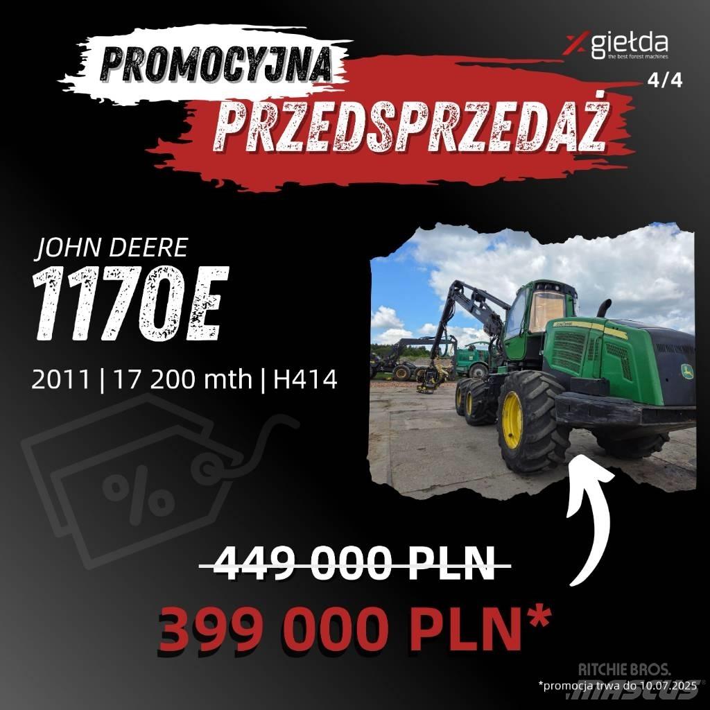 John Deere 1170 E Skördare