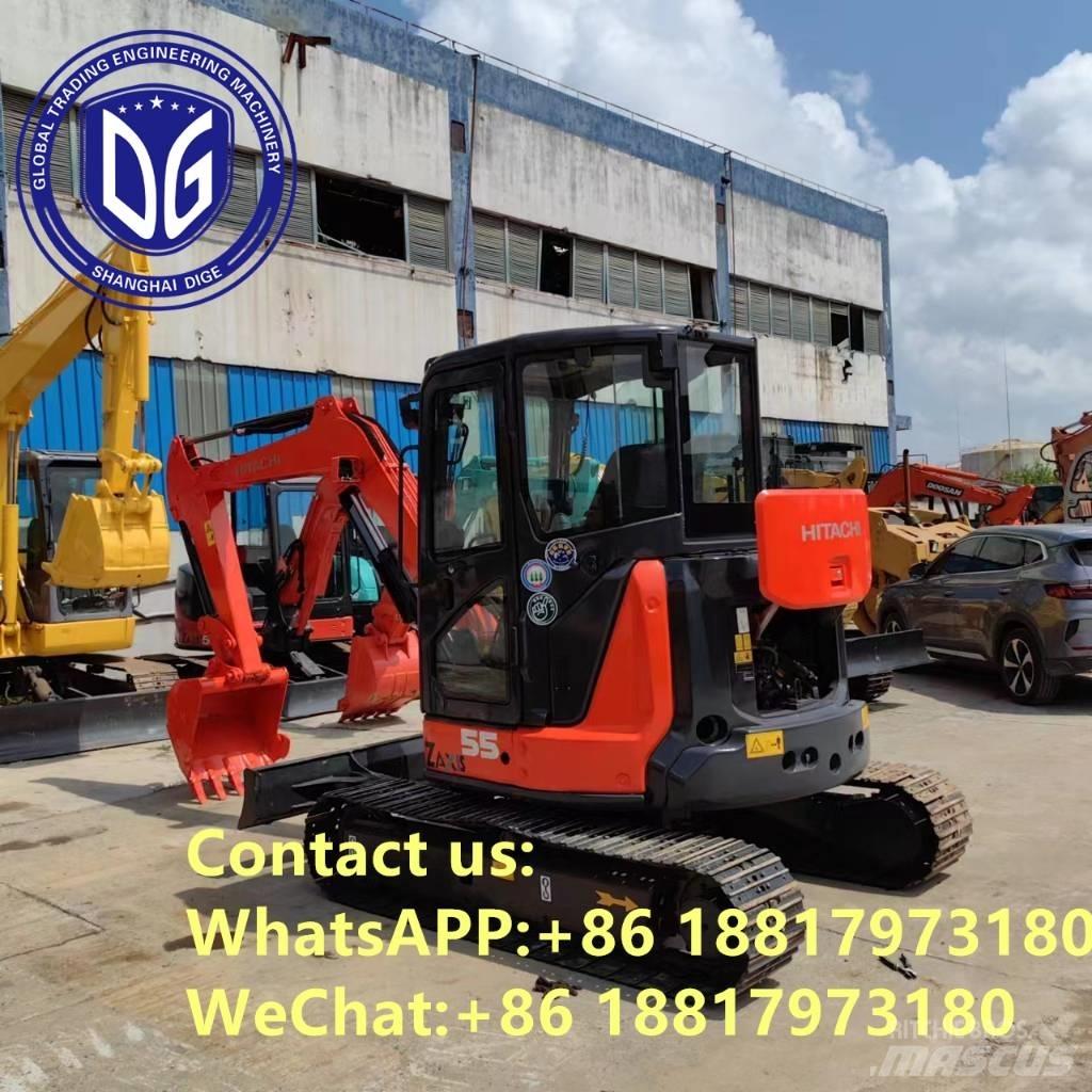 Hitachi ZX 55 U-5 A Minigrävare < 7t