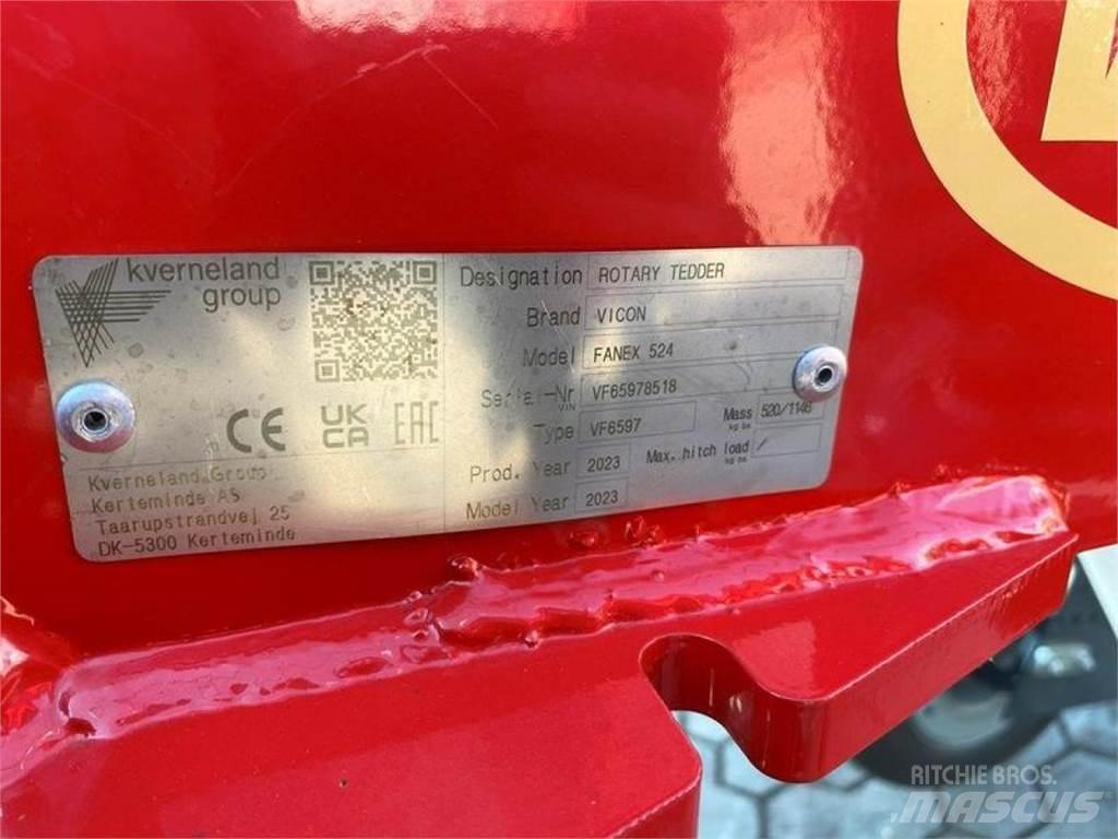 Vicon FANEX 524 Vändare och luftare