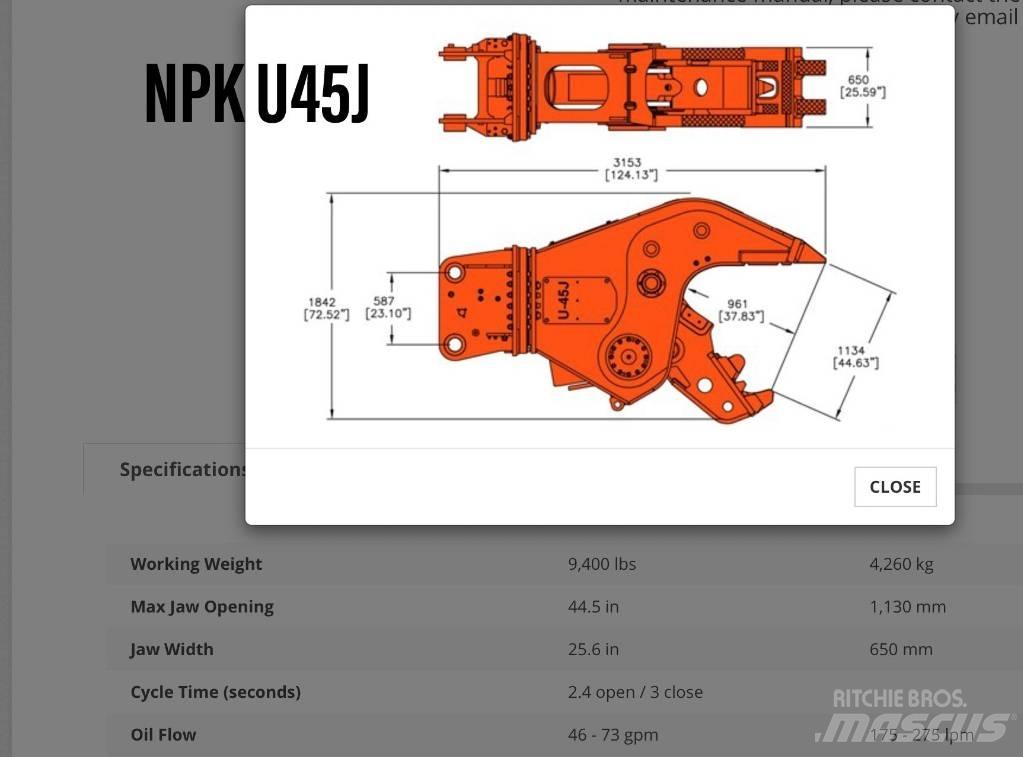 NPK U 45 JR Övriga