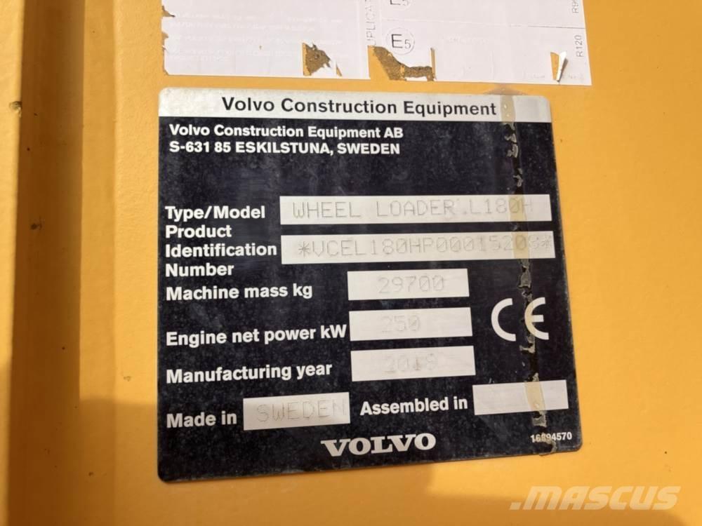Volvo L180H Hjullastare