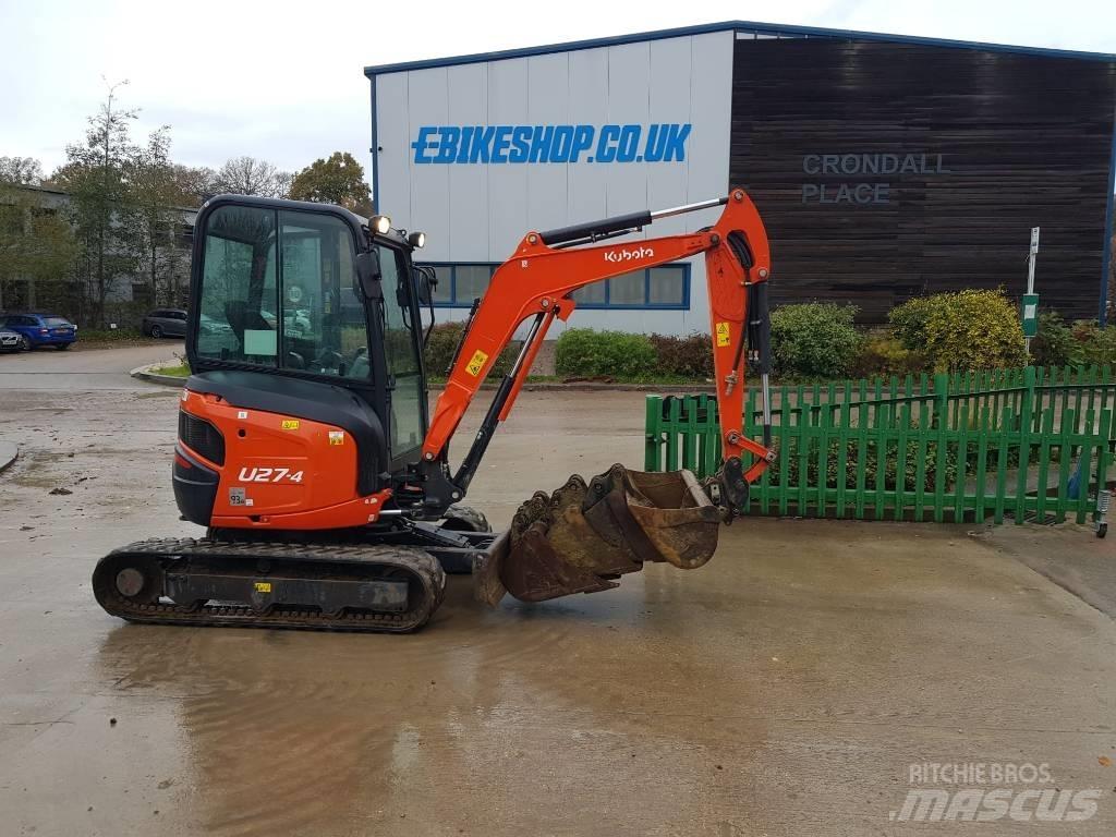 Kubota U27-4 Minigrävare < 7t