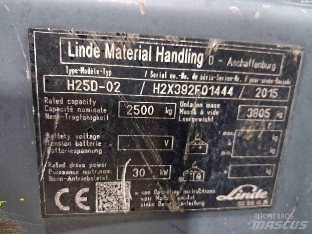 Linde H25D-02 Dieselmotviktstruckar