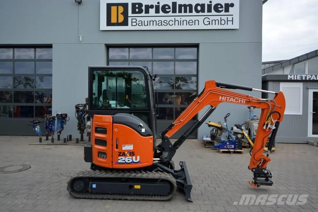 Hitachi ZX 26 U-6 Minigrävare < 7t
