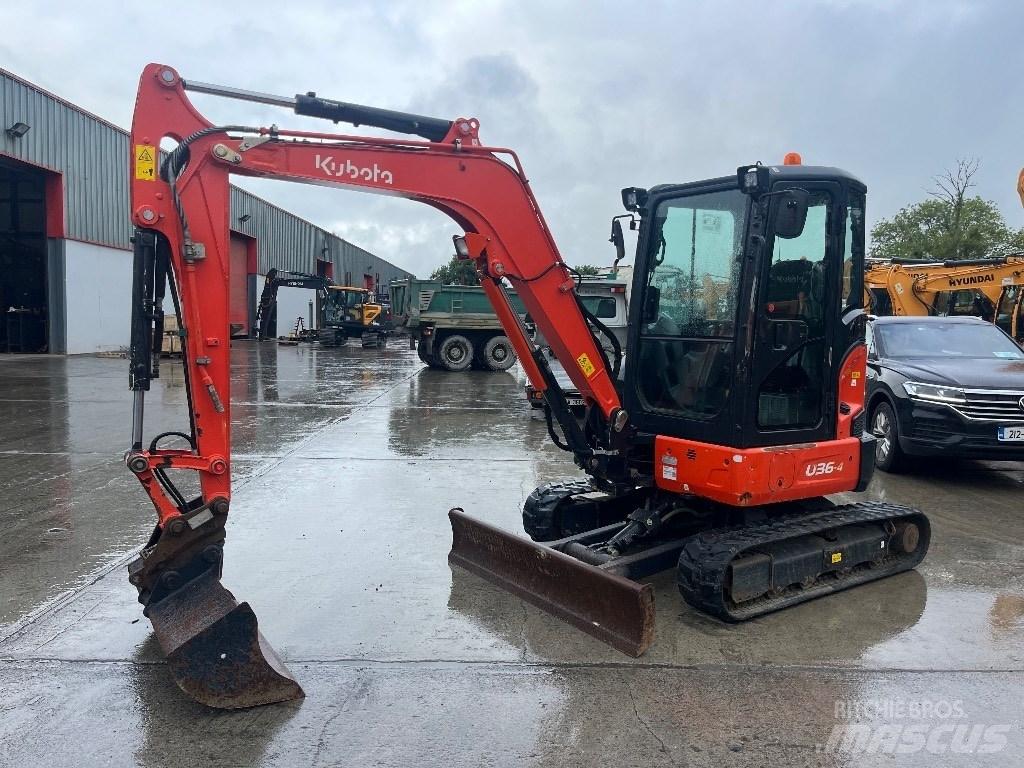 Kubota U 36-4 Minigrävare < 7t