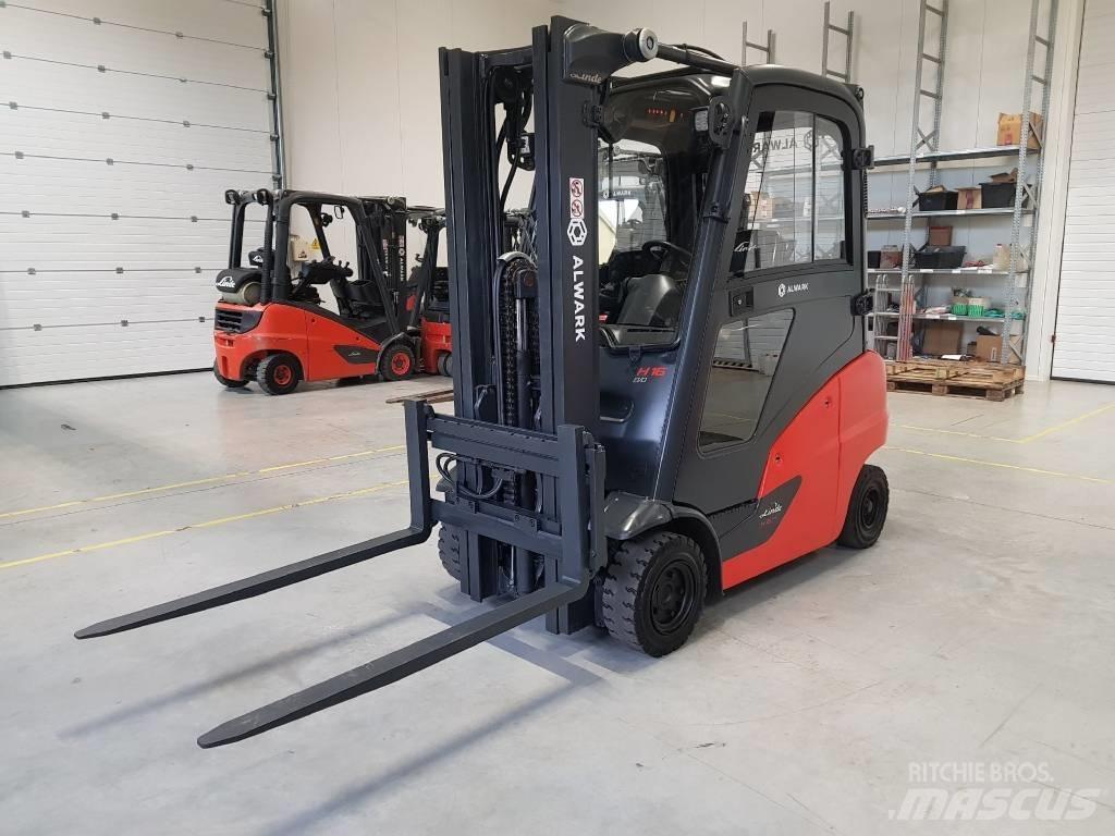Linde H16D Dieselmotviktstruckar