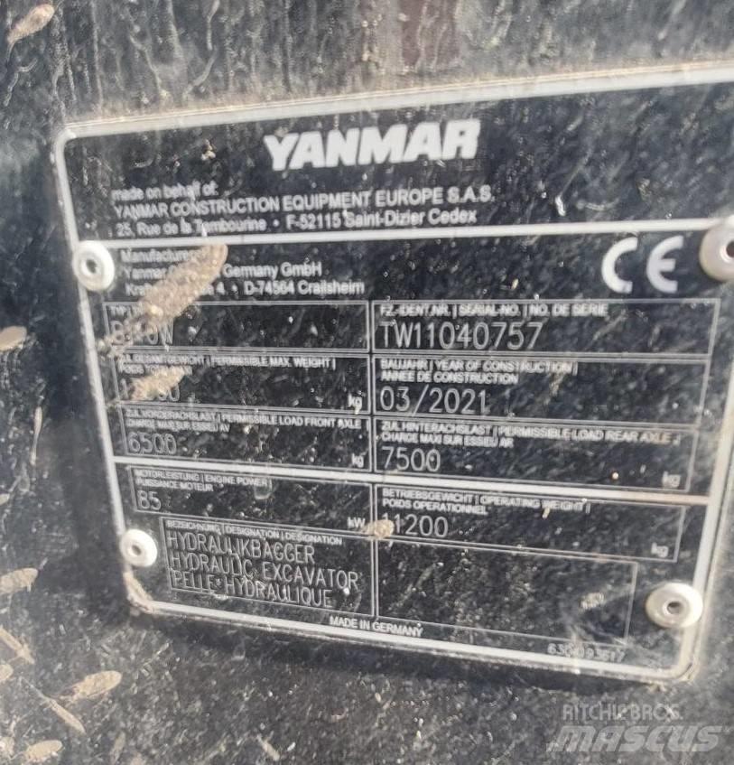 Yanmar B 110 W Hjulgrävare