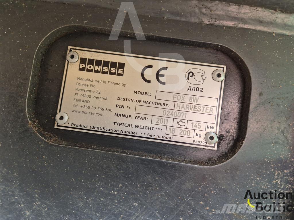 Ponsse Fox 8W Skördare