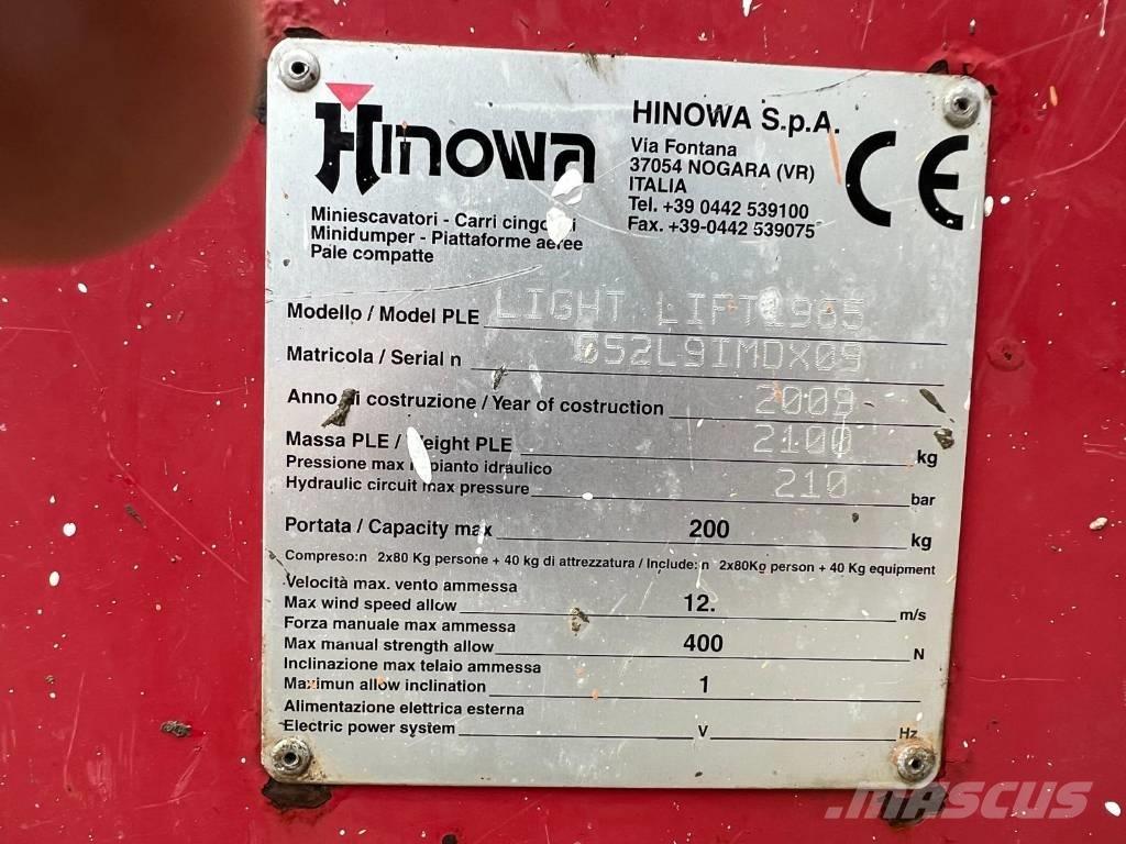 Hinowa LIGHLIFT 1965 Bomliftar