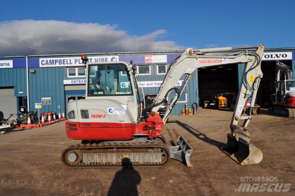 Takeuchi TB 250-2 Minigrävare < 7t