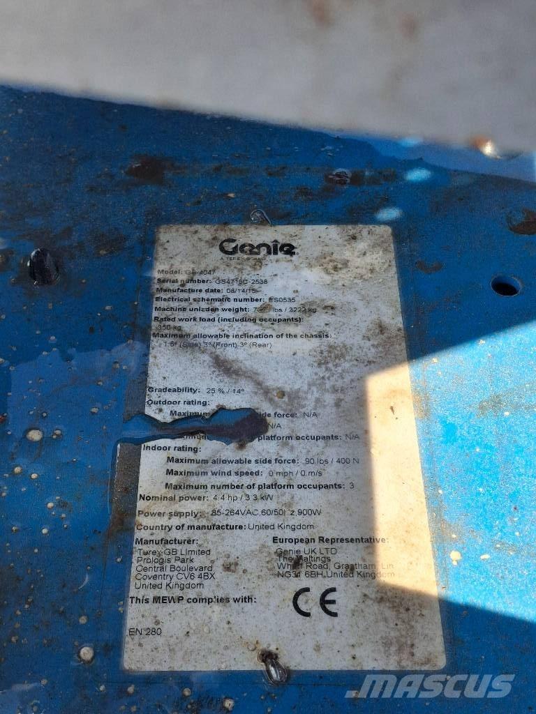 Genie GS4047 Saxliftar