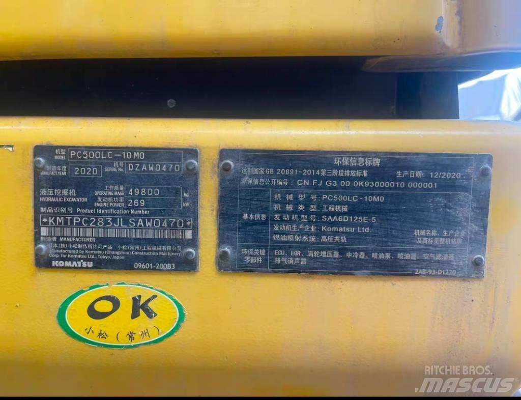 Komatsu pc500lc-10mo Amfibiska grävmaskiner
