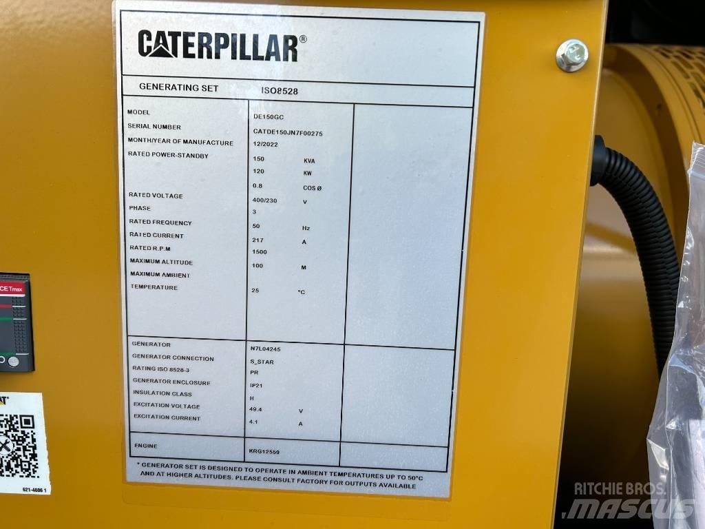 CAT DE 150 Dieselgeneratorer