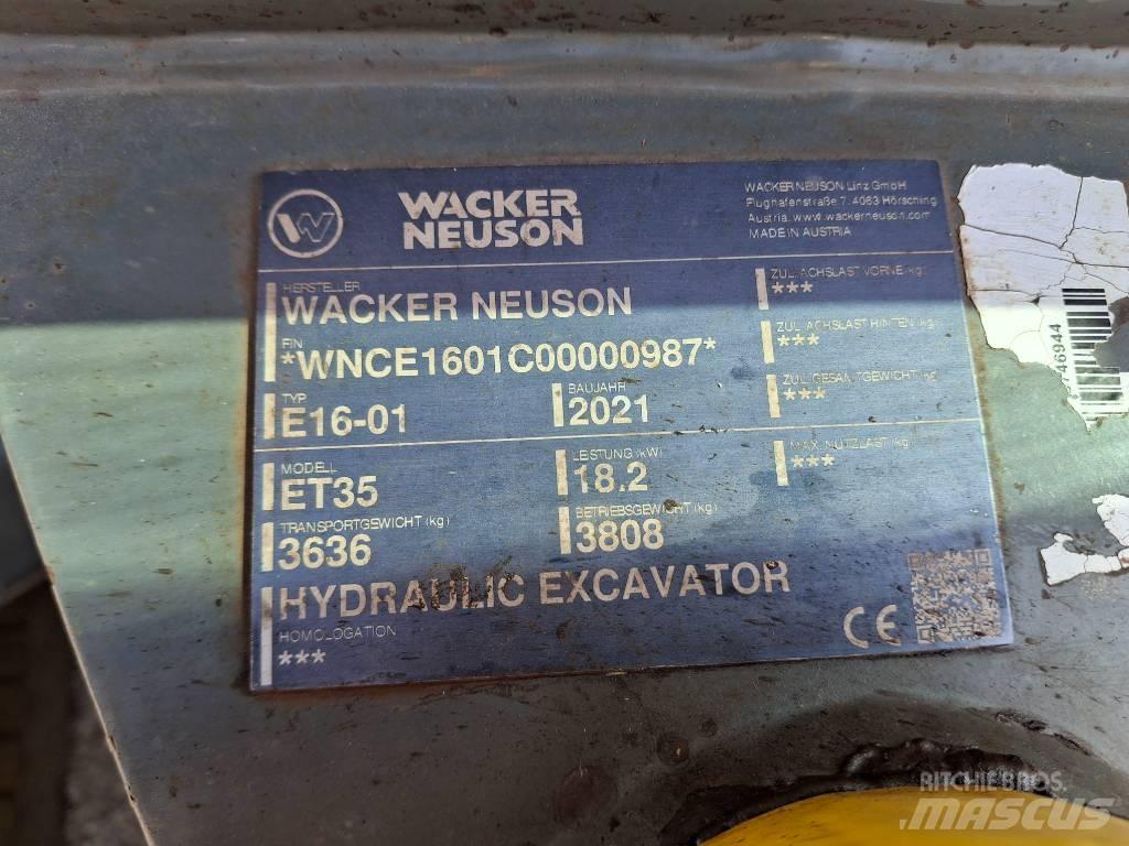 Wacker Neuson ET35 Bandgrävare