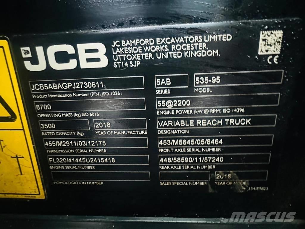 JCB 535-95 Redskapsbärare för lantbruk