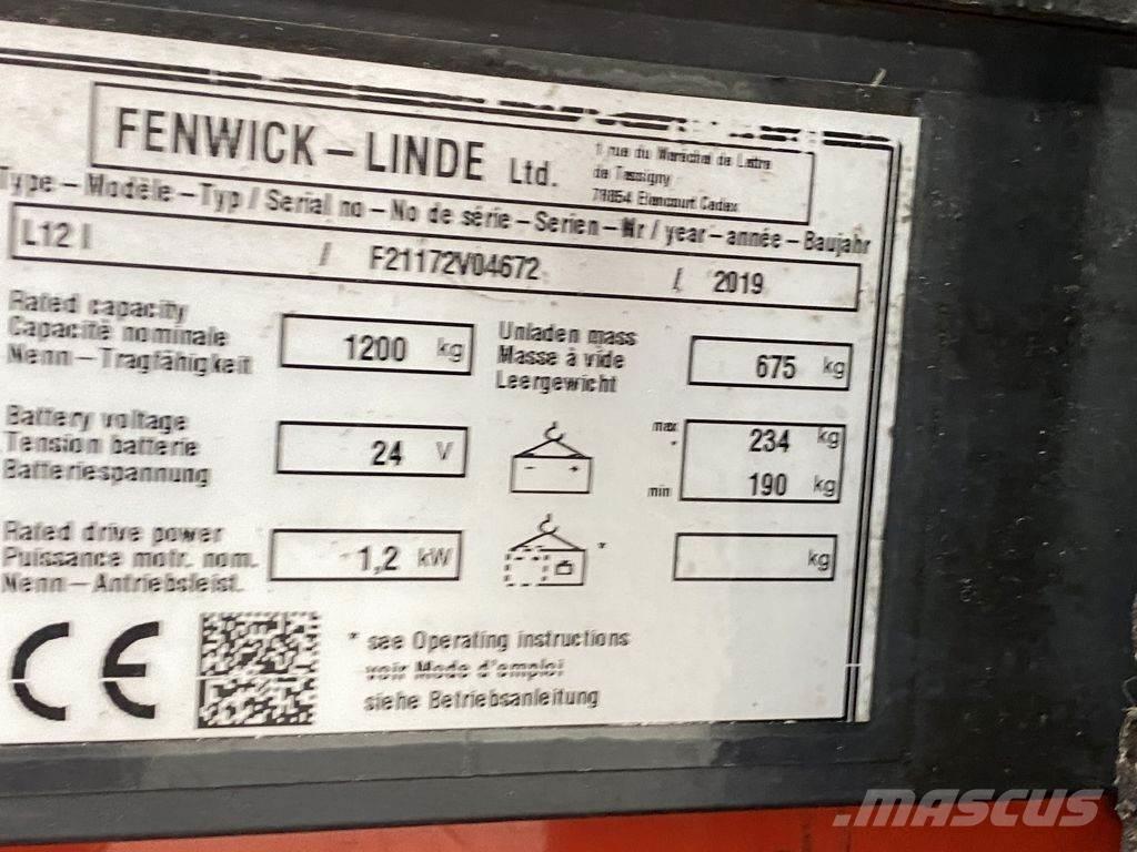 Linde L12 I Staplare-led