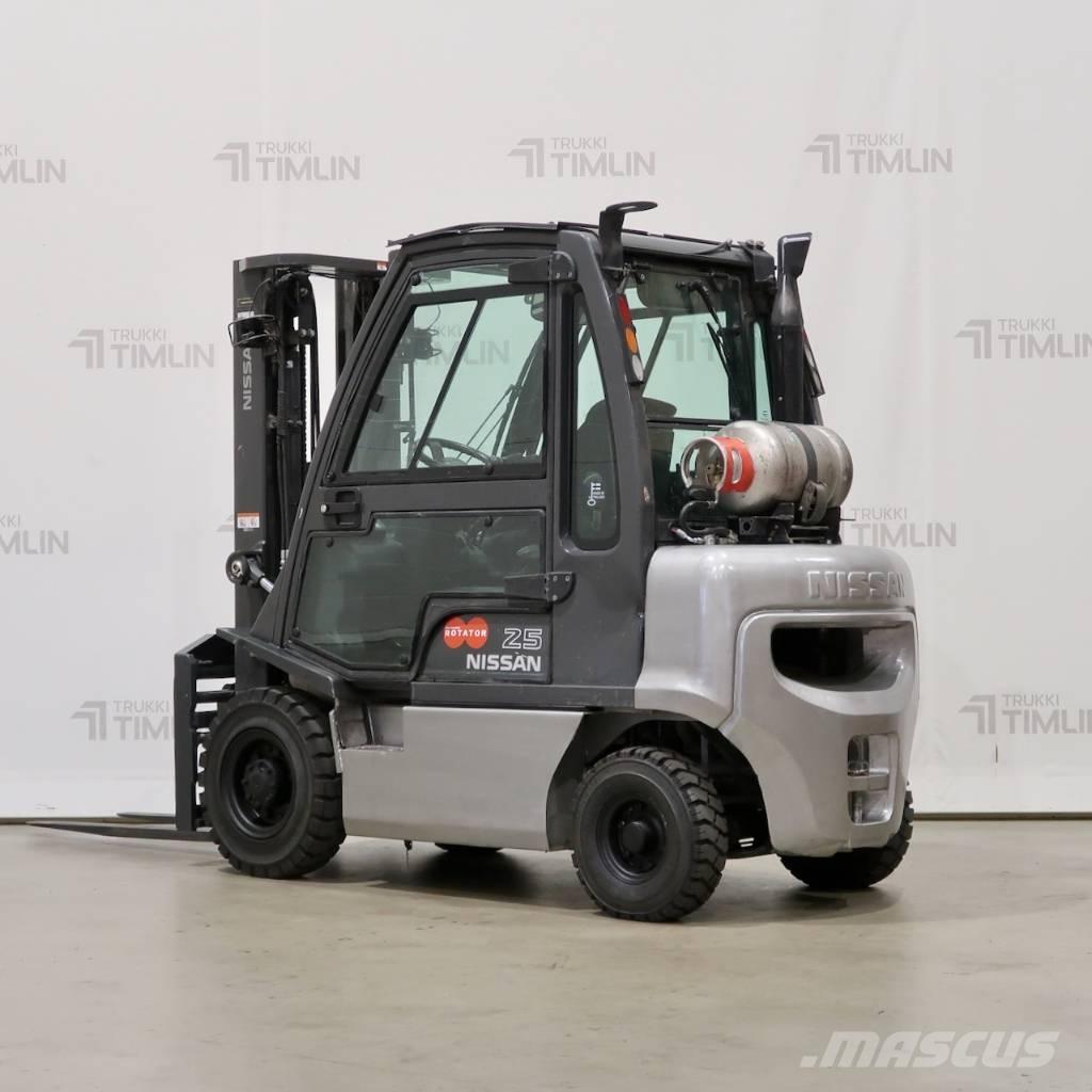 Nissan U1D2A25LO Gasolmotviktstruckar