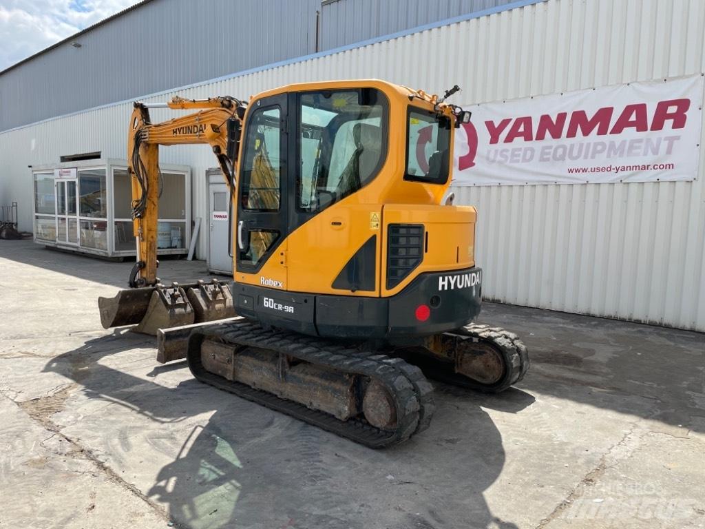 Hyundai R60 CR9A Minigrävare < 7t