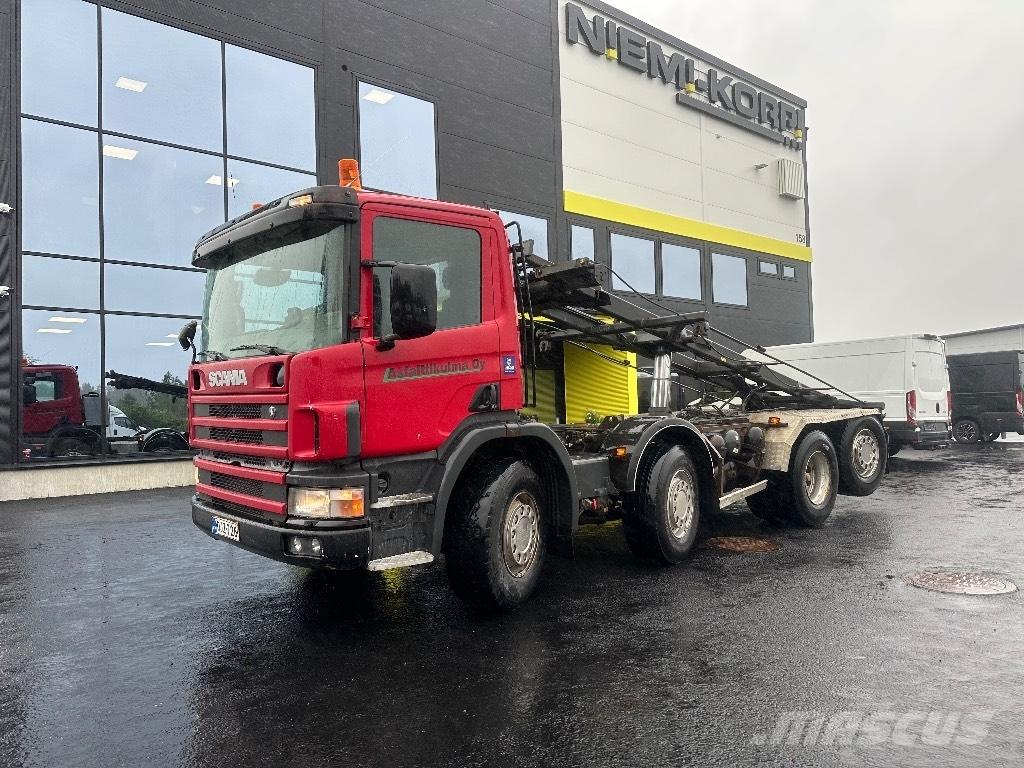 Scania P114 8x2*6 Lastväxlare med kabellift