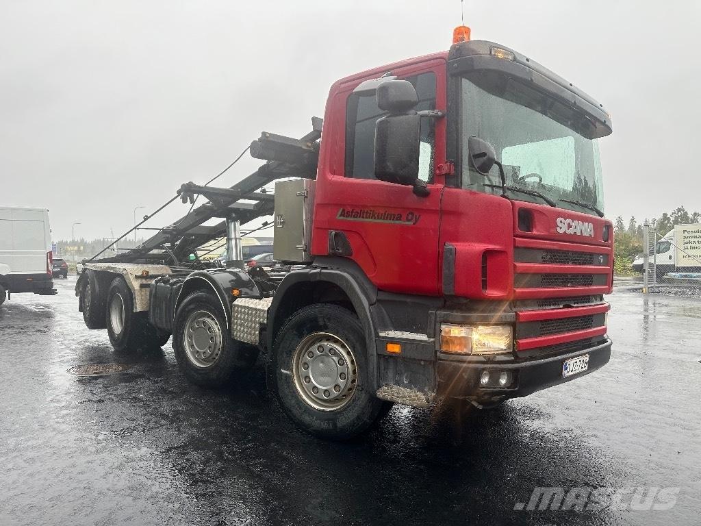 Scania P114 8x2*6 Lastväxlare med kabellift