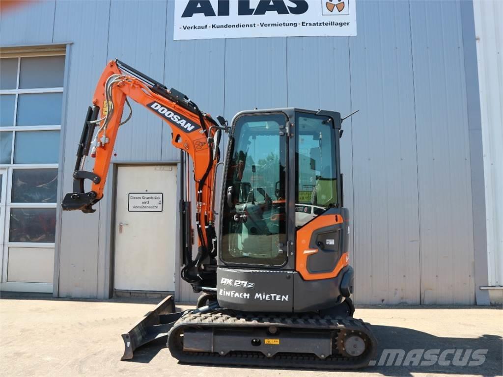 Doosan DX27Z-7 Minigrävare < 7t