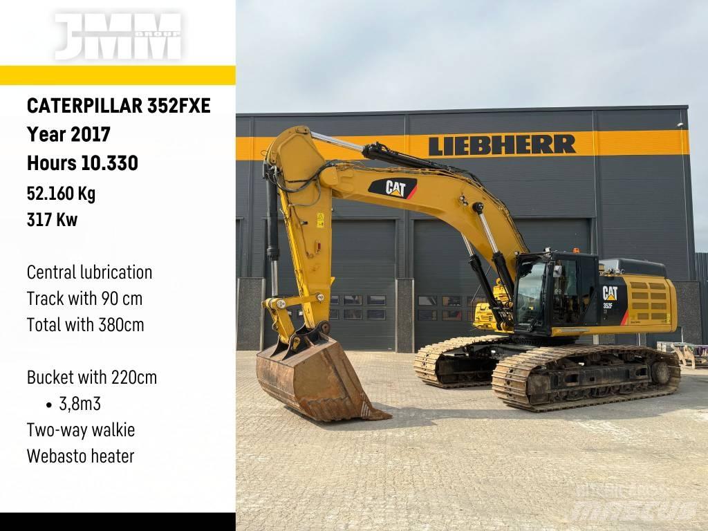 CAT 352 FXE Bandgrävare