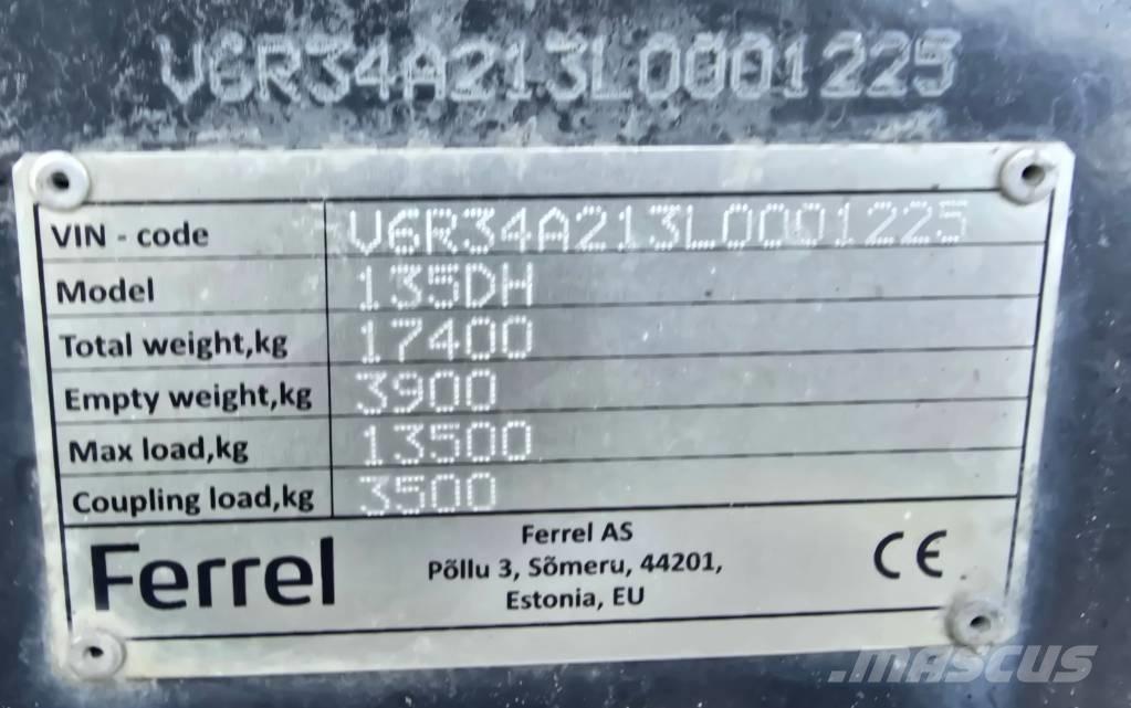 Ferrel 135DH Övriga vagnar