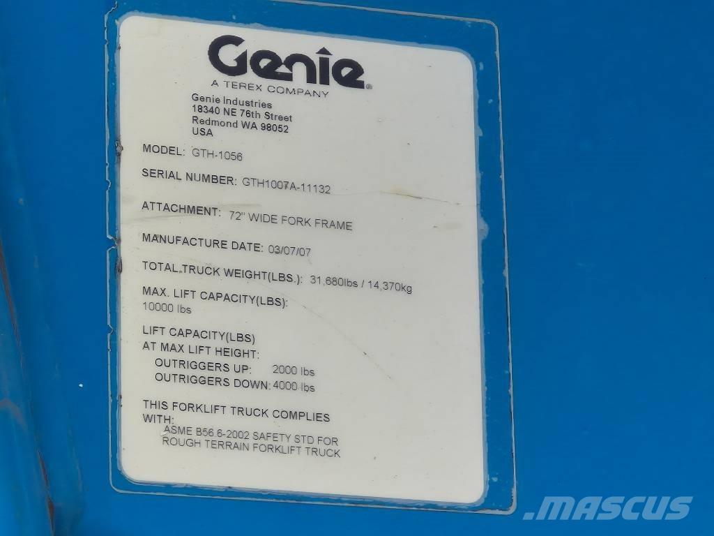 Genie GTH 1056 Teleskoplastare