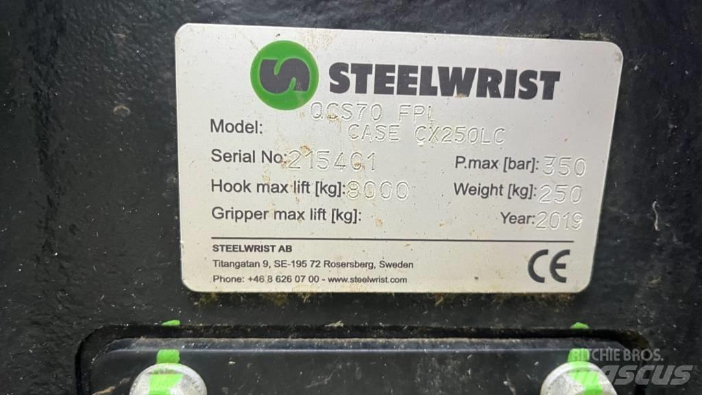 Steelwrist S70 Redskapsfäste/ adaptrar