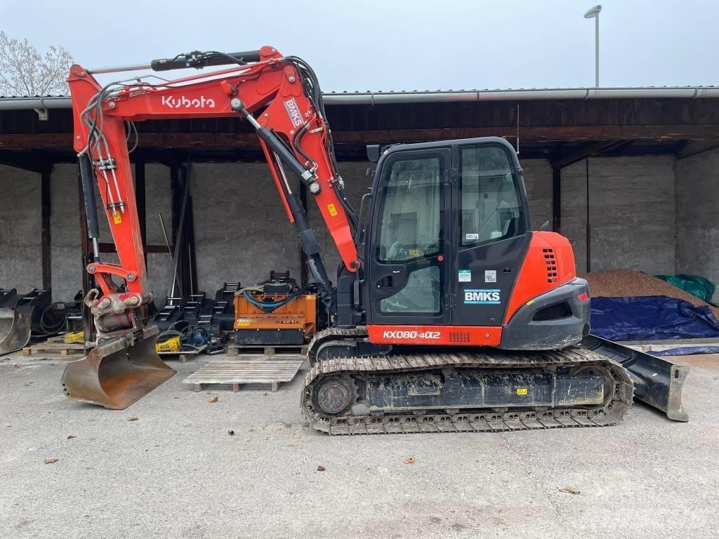 Kubota KX 080-4a2 Midigrävmaskiner 7t - 12t