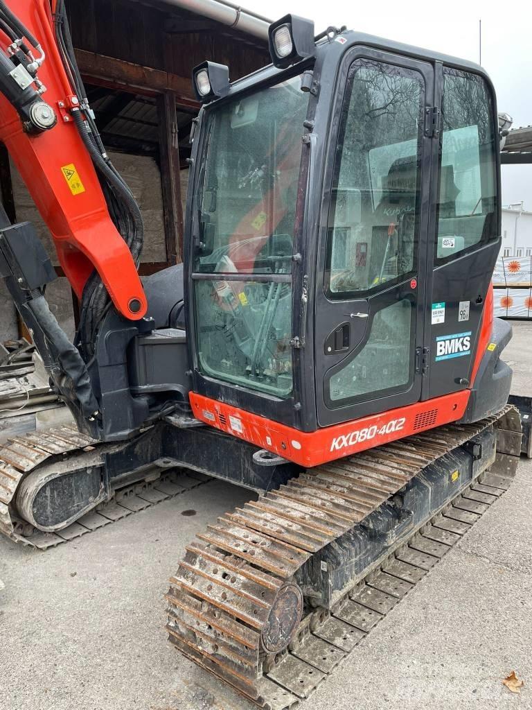Kubota KX 080-4a2 Midigrävmaskiner 7t - 12t