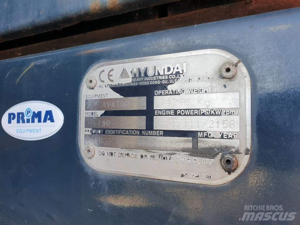 Hyundai HW140 Hjulgrävare